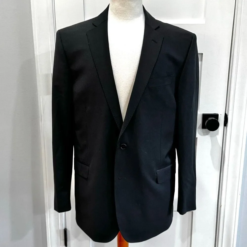 Brooks Brothers Explorer Regent fit 2 Button Blazer. Black. Size 43.